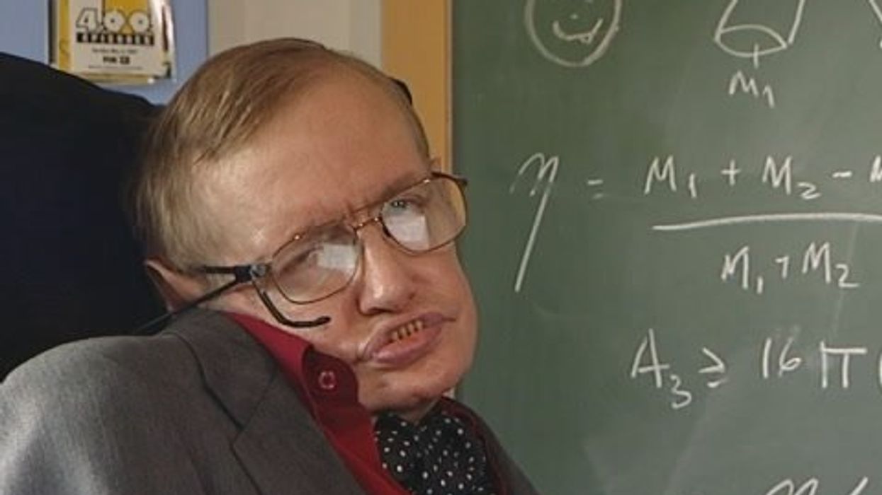 Stephen Hawking once gave a simple answer as to whether there was a God