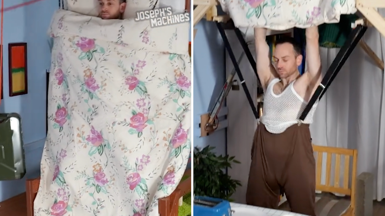 Inventor recreates Wallace and Gromit’s iconic breakfast machine