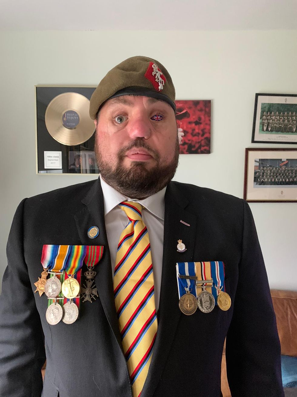 Iraq war veteran Corporal Simon Brown has shared a letter he sent to a comrade who saved his life, 10 years on from the withdrawal of British troops from the war (PA/ Help for Heroes).