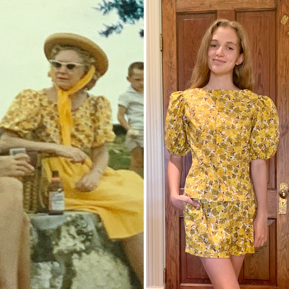 Treasure chest of vintage dresses forges link with the past for great niece