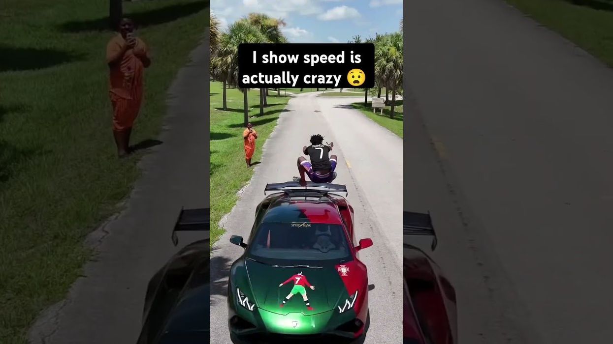 How did iShowSpeed jump over a speeding Lamborghini? | indy100