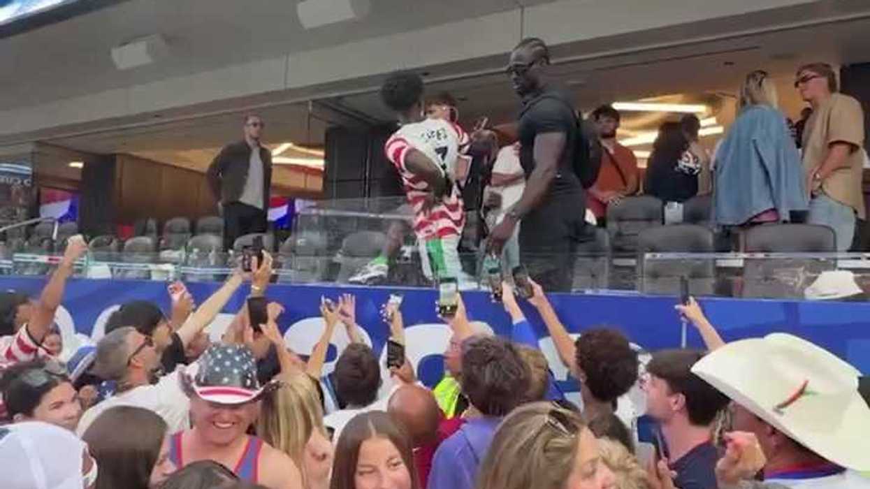 iShowSpeed just sat next to Mamdani at the World Cup and didn't realise: 'Unlocked a secret NPC'
