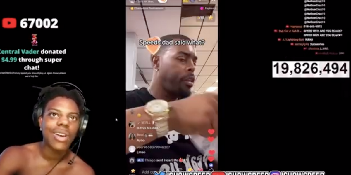 Why would you call me IShowM*at?: IShowSpeed confronts dad for