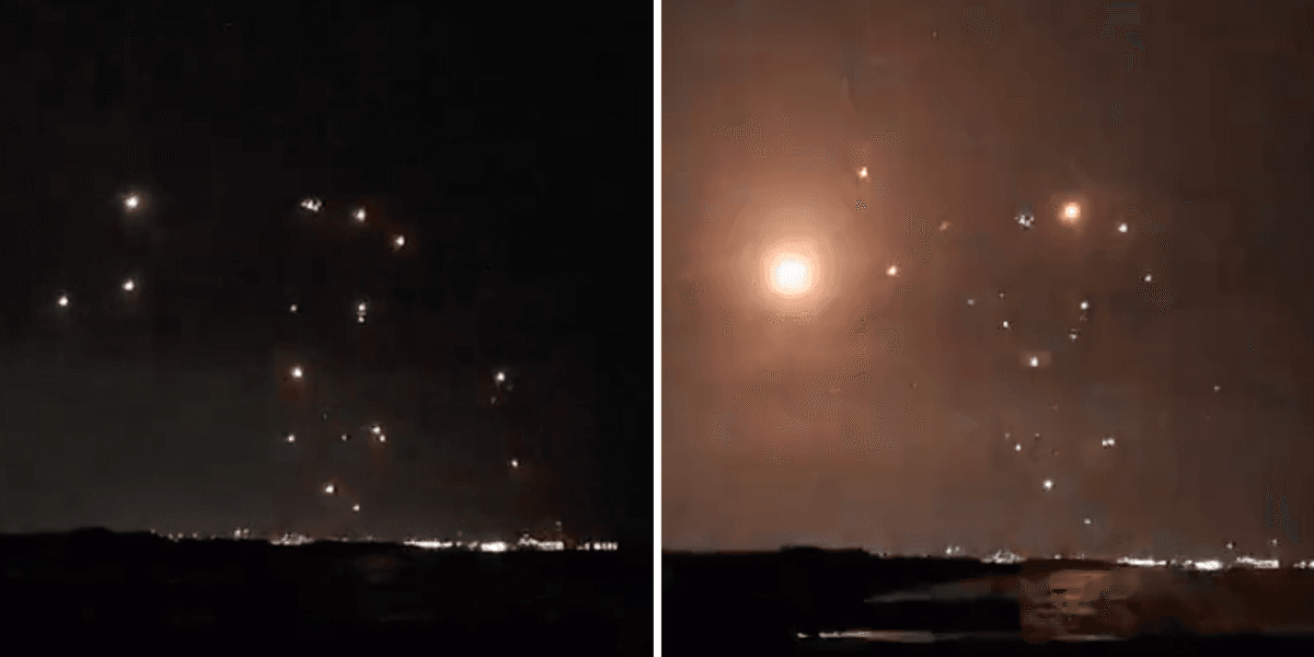 Video shows full extent of Israel's Iron Dome taking on Hamas rockets ...