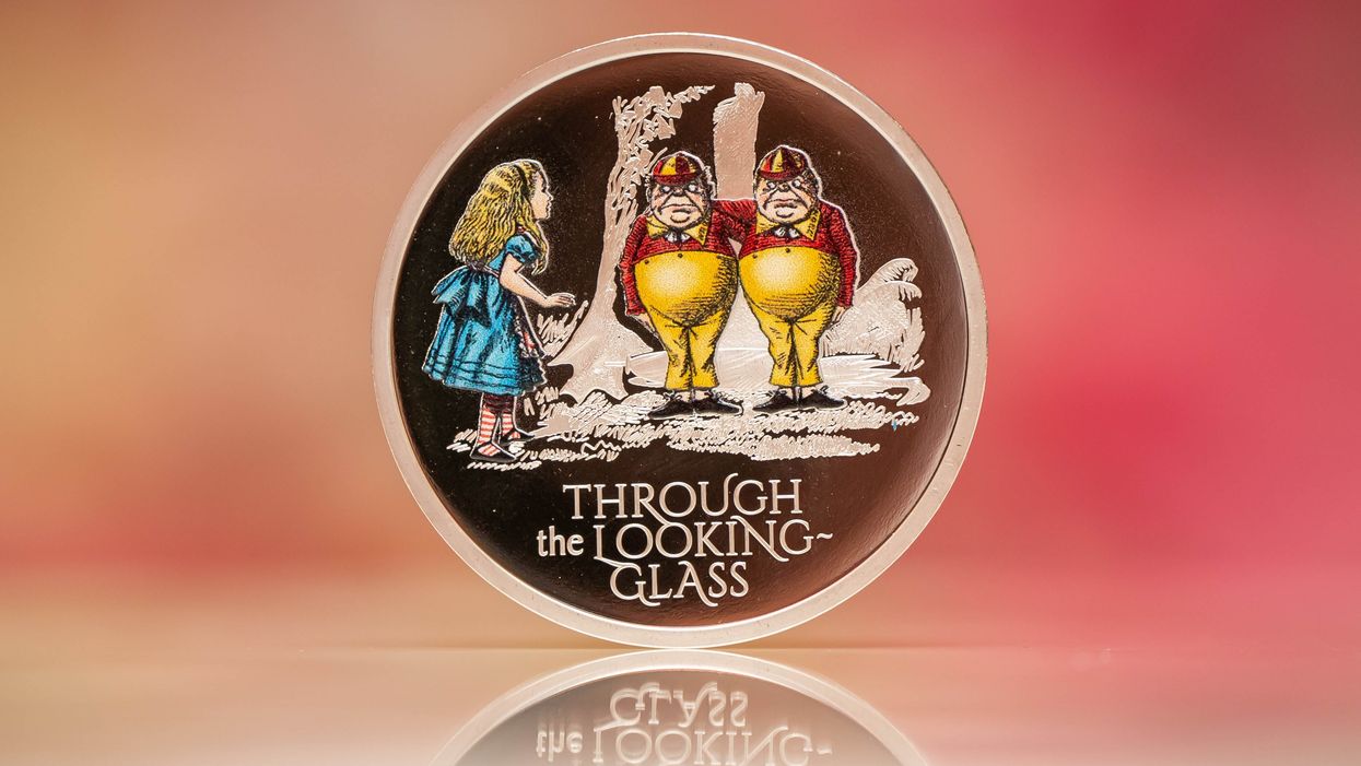 It commemorates 150 years since Lewis Carroll’s Through the Looking-Glass (Aaron Chown/PA)