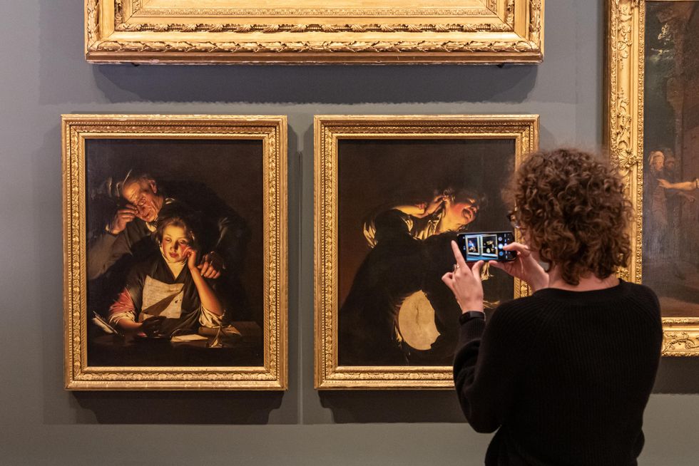It is the first time the paintings have been seen publicly in Derby (Oliver Taylor/Derby Museums/PA)