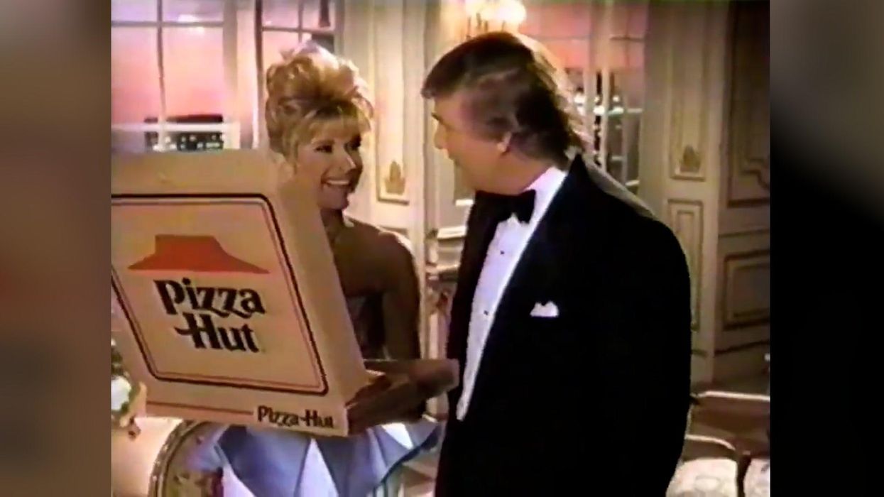 Ivana Trump starred in one of her ex-husband's most infamous Pizza Hut adverts