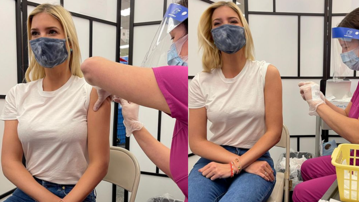 Ivanka Trump got the Pfizer Covid vaccine and her anti-vaxx fans are not happy