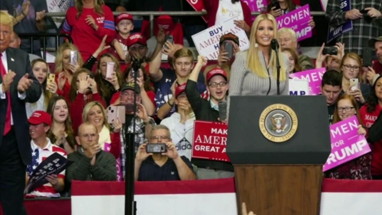 Ivanka Trump isn't taking part in dad's campaign - she's riding camels instead