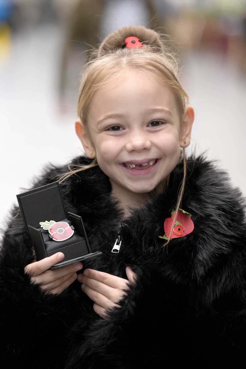 Poppy Appeal launched by six-year-old fundraiser