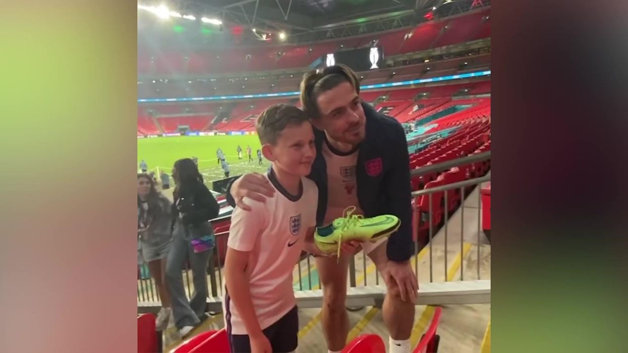 Lip readers are tying to figure out what Jack Grealish said to an Atletico Madrid player