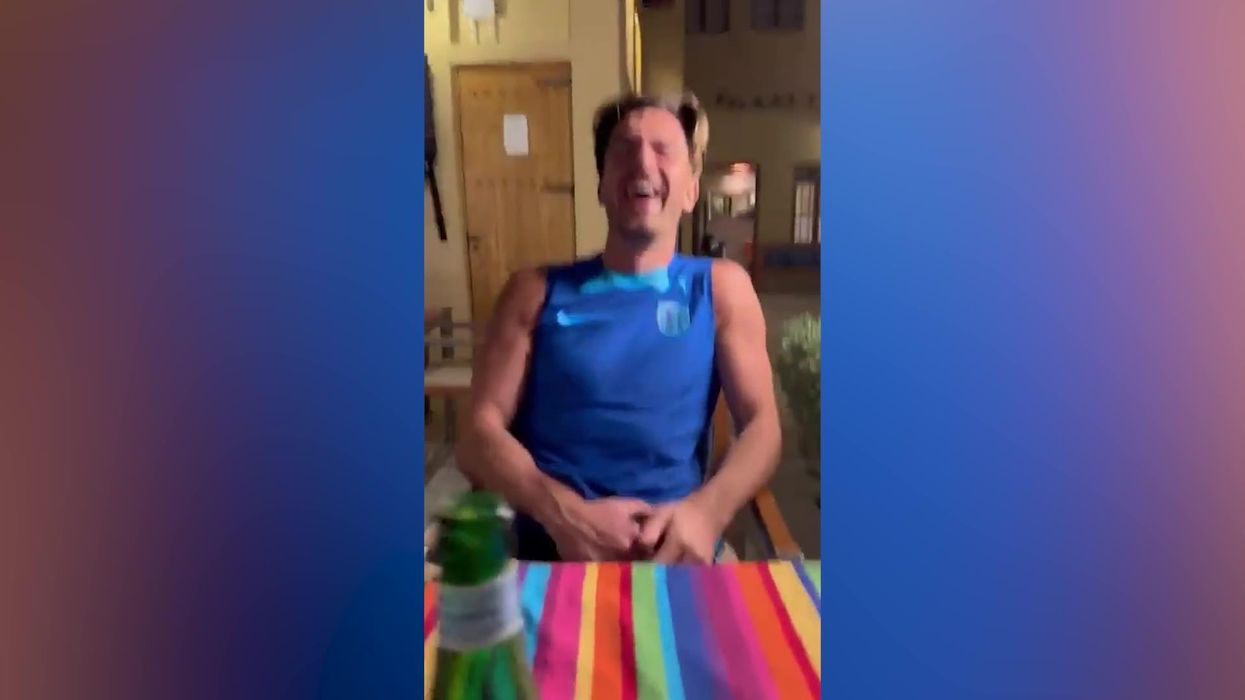 A bird pooed on Luke Shaw and Jack Grealish couldn't stop laughing