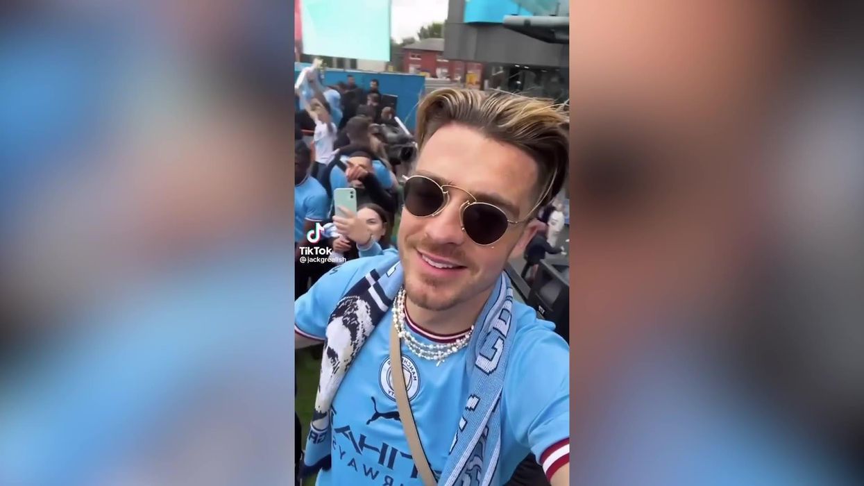 Jack Grealish steals show at Manchester City's victory parade for acting like...Jack Grealish