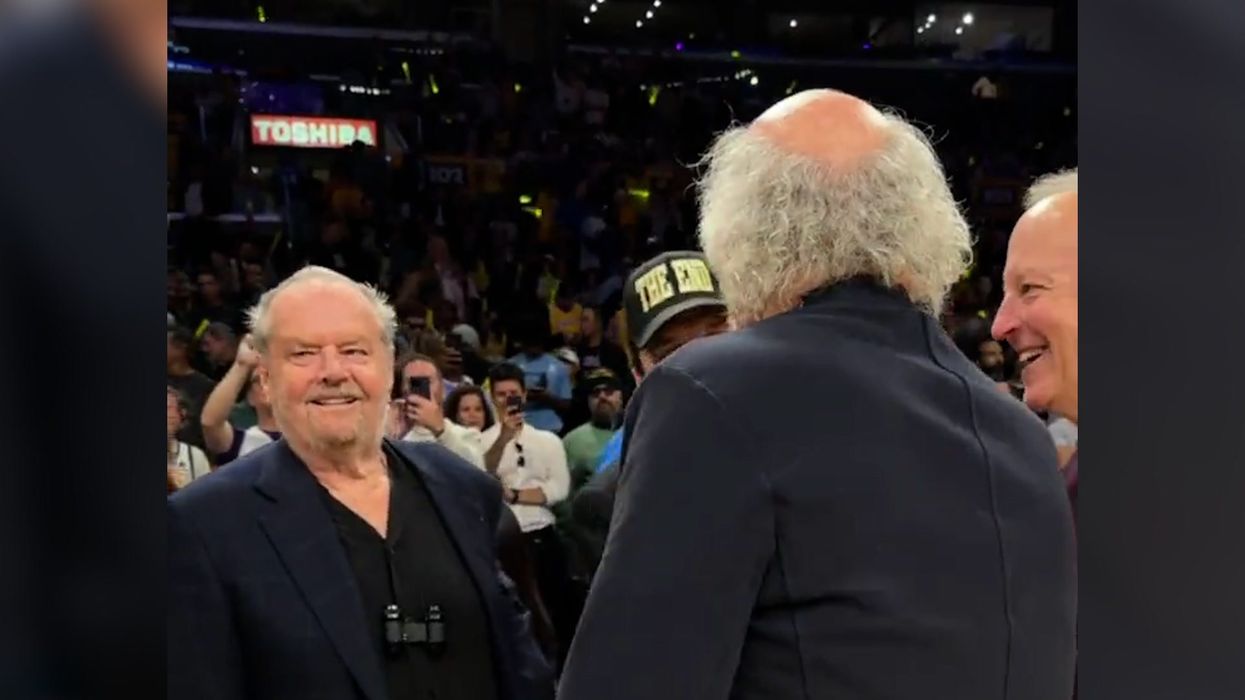 Jack Nicholson receives superstar reaction when making first public appearance in years