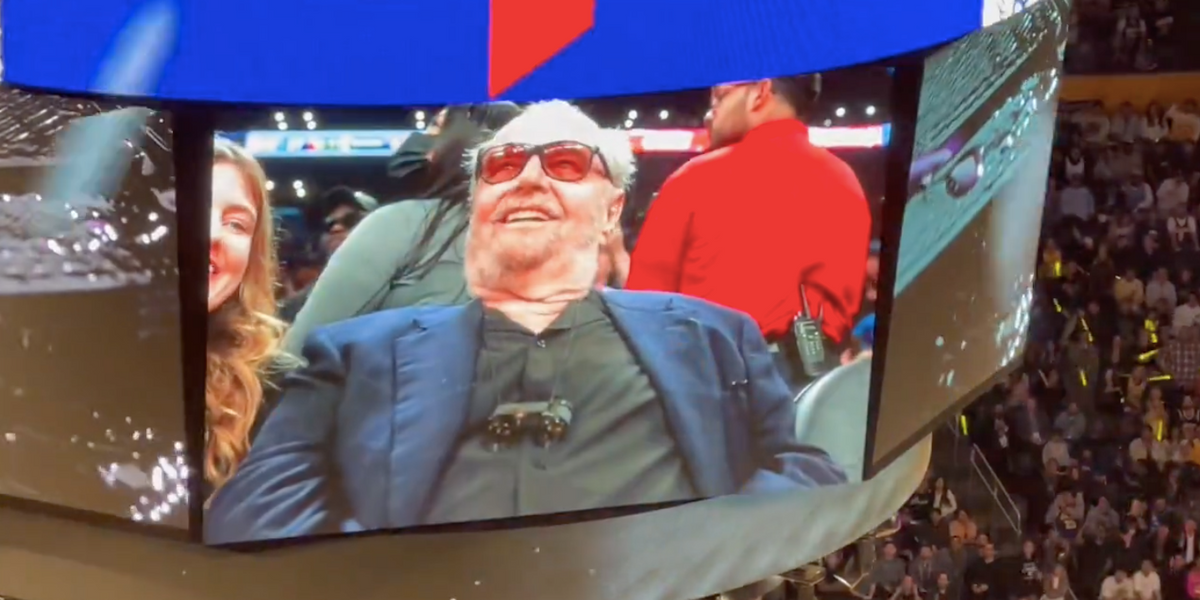 Jack Nicholson makes rare appearance at Lakers-Grizzlies