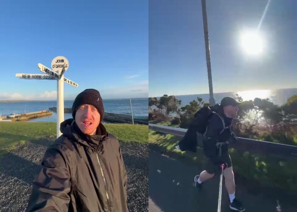 Delivery driver inspired by ‘Hardest Geezer’ quits job to run length of UK