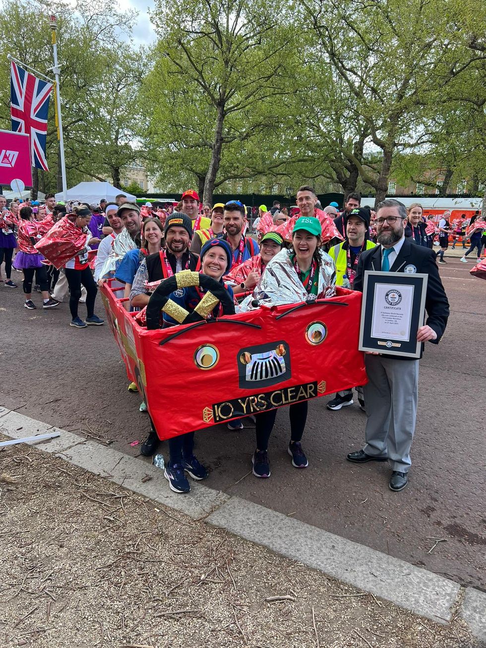 Breast cancer survivor says running London Marathon ‘made me feel alive’