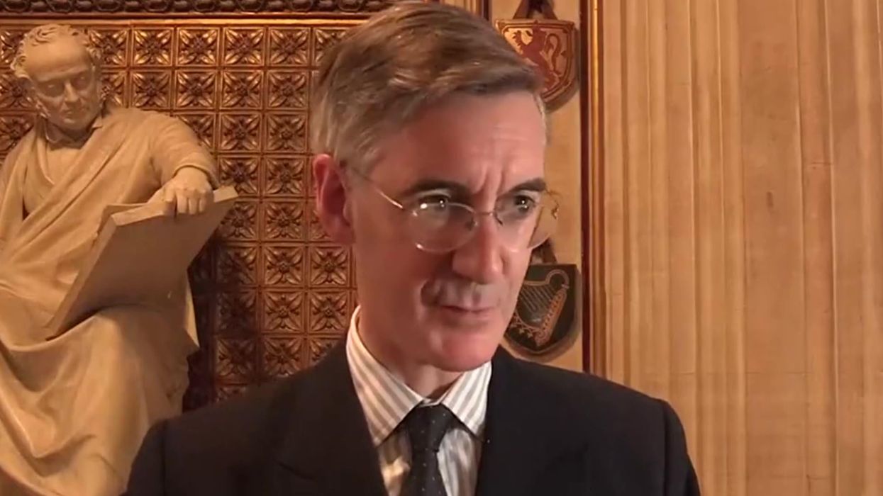 Jacob Rees-Mogg has a name-branded clock