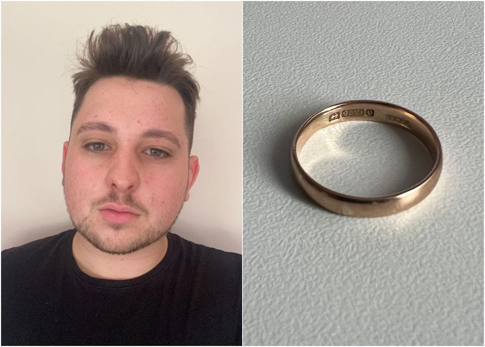 Student technician reunited with ring which has been in his family for 100 years