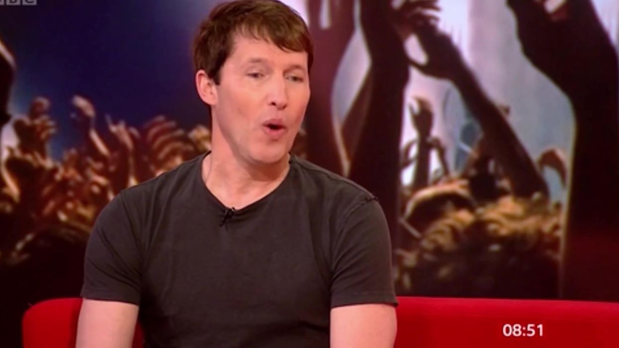 James Blunt had a hilarious response to being spotted in the queue for The Queen