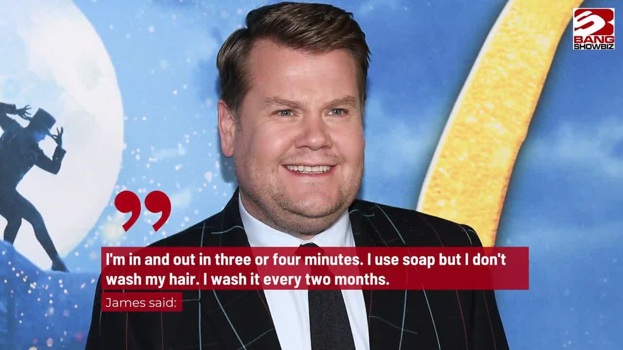 James Corden only washes his hair every two months for environmental reasons