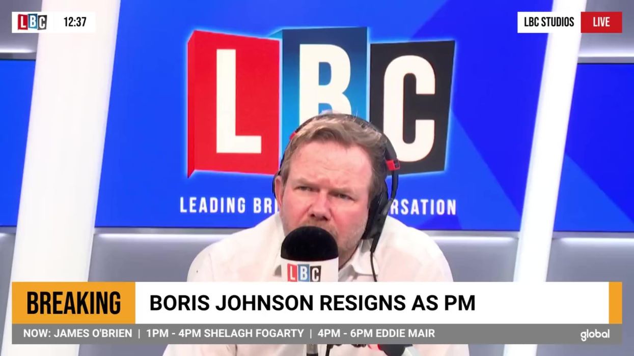 James O'Brien's final, furious words on Boris Johnson were dripping with contempt