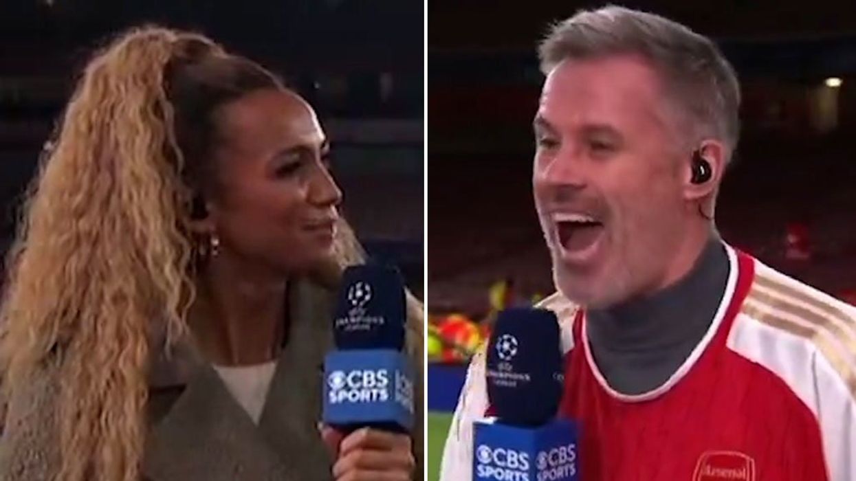 Kate Abdo's boyfriend hits back at Jamie Carragher 'loyal' jibe