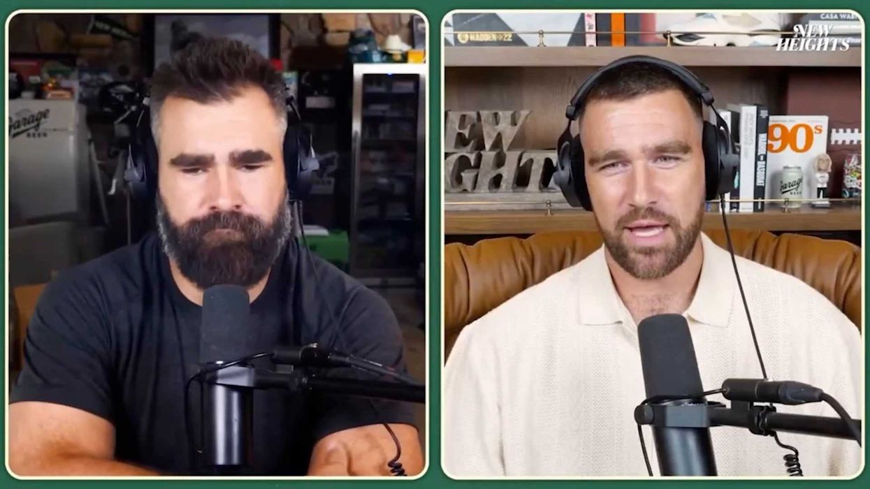 Jason Kelce loses it as Travis Kelce reacts to Taylor Swift's NSFW song 'Wood'