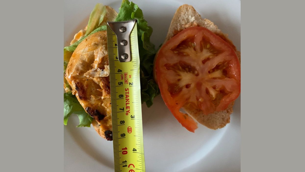 <p>Jason Kurensky vented his fury at the size of his chicken breast</p>