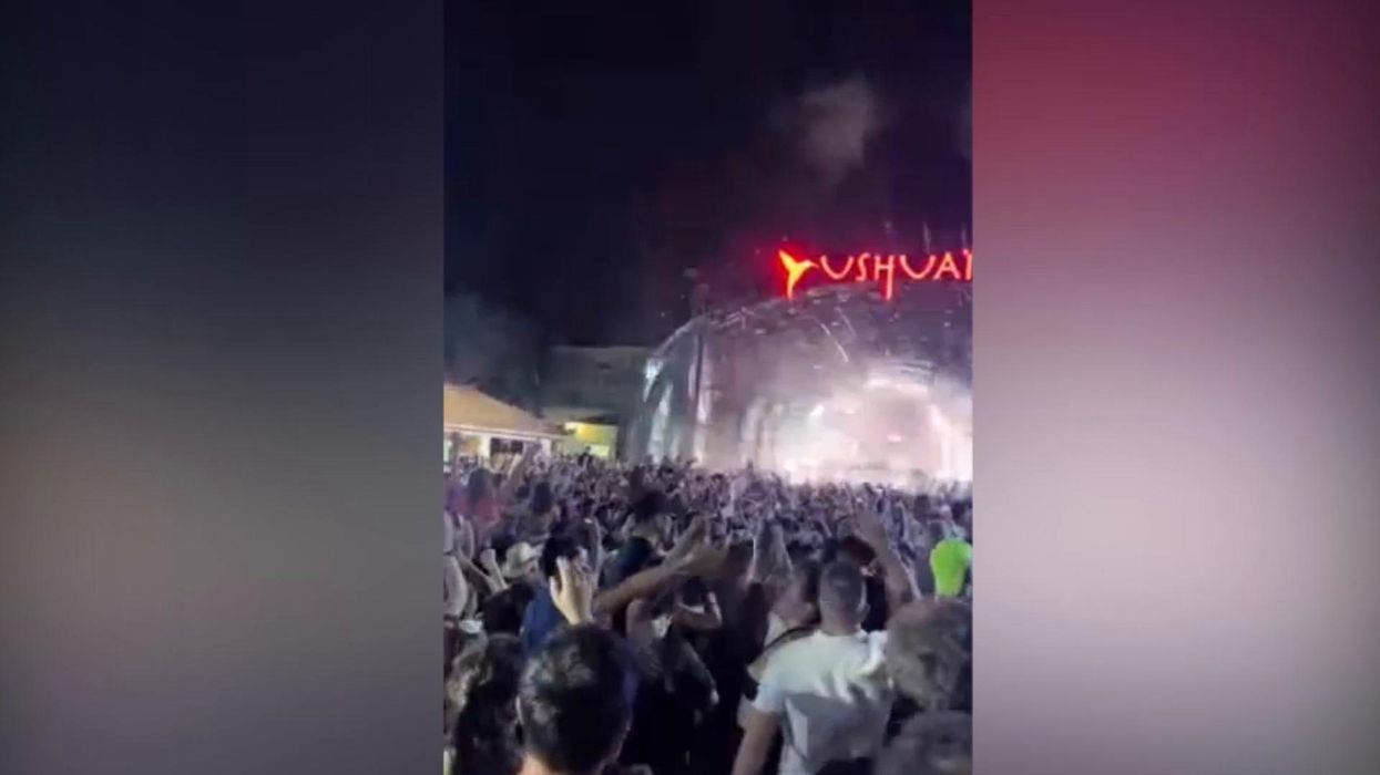 Jason Statham spotted having a boogie in crowd at legendary Ibiza club