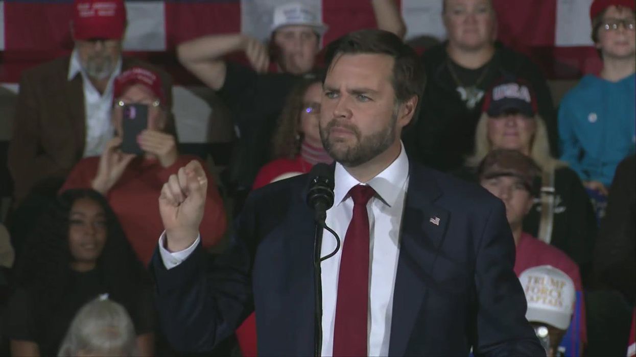 JD Vance slammed for calling Kamala Harris 'trash' during campaign rally speech