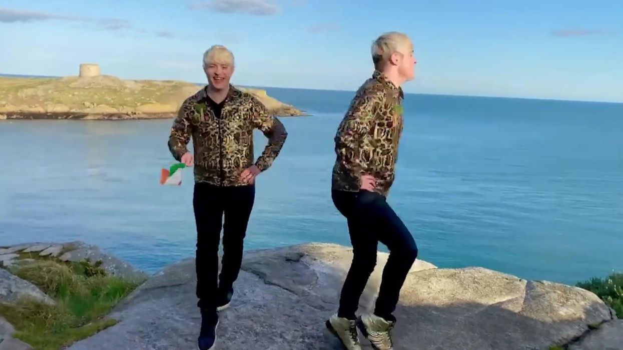 'Ye f**king b**tard' Jedward wish Happy St Patrick's Day to everyone except Putin