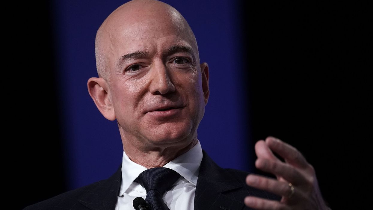 <p>Jeff Bezos will step down from his role as Amazon CEO later this year</p>