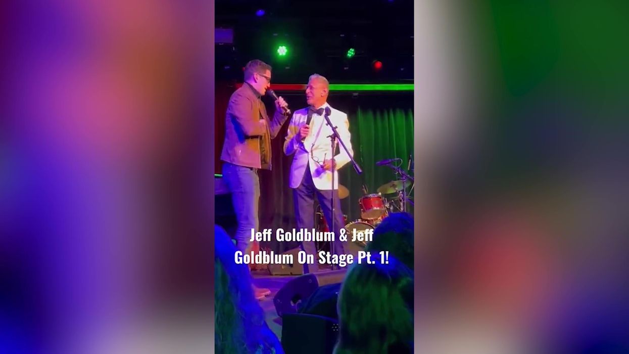 Jeff Goldblum met a Jeff Goldblum impersonator and it's so wholesome