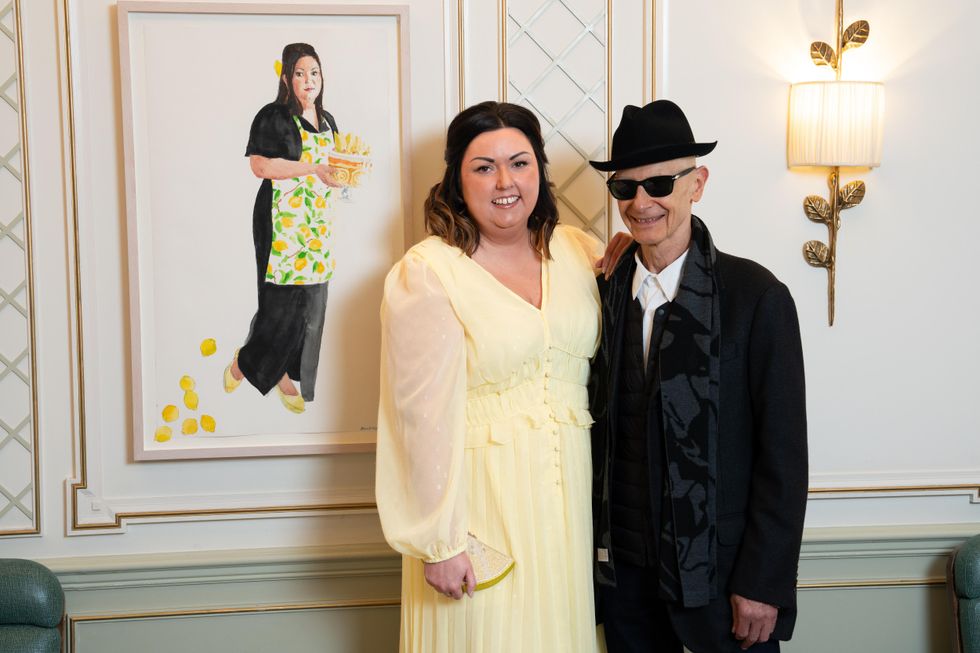 David Remfry portrait of Platinum Pudding creator Jemma Melvin unveiled