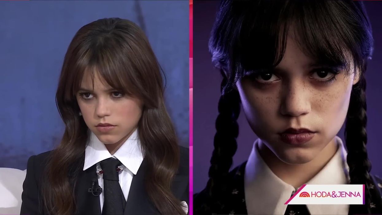 Jenna Ortega explains why she doesn't blink in Wednesday