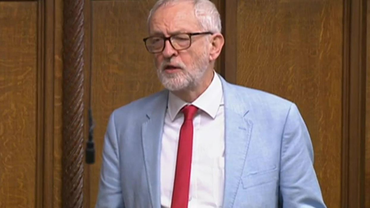 Jeremy Corbyn jokes that he lives "rent-free" in Rishi Sunak's head