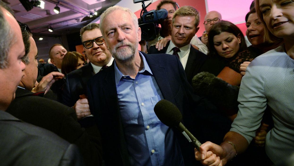 Jeremy Corbyn with new deputy Labour leader Tom Watson on Saturday