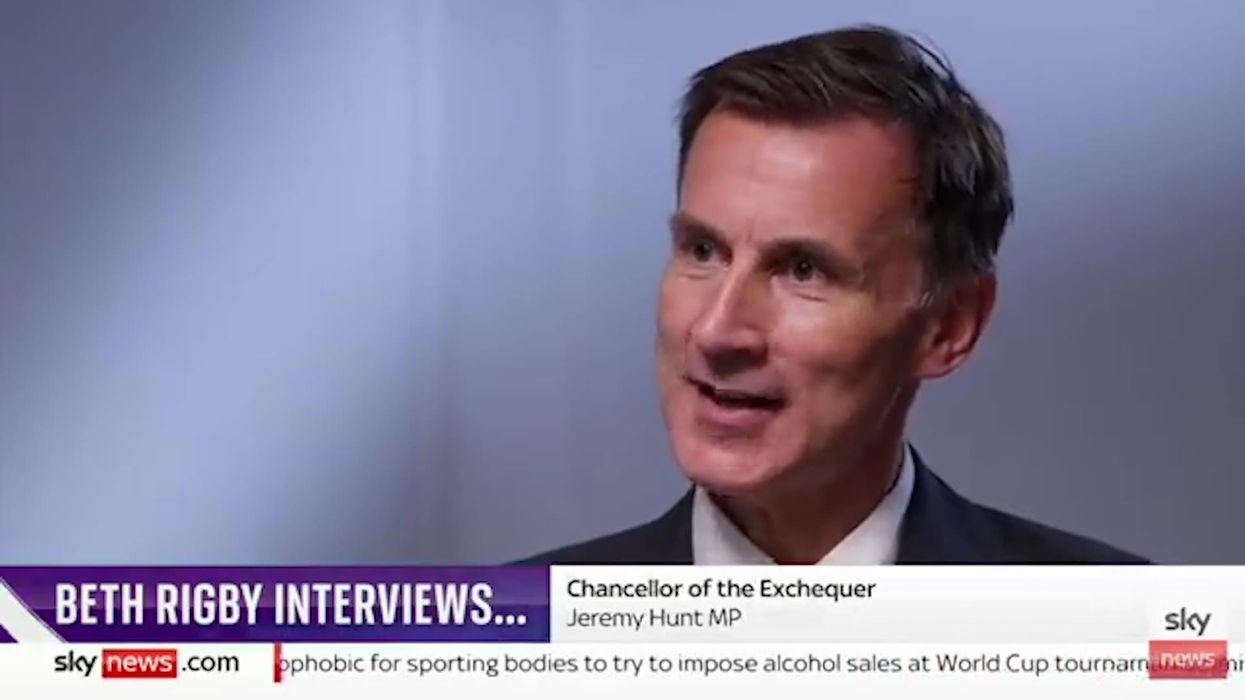 Jeremy Hunt loses his cool when quizzed about Brexit by Beth Rigby