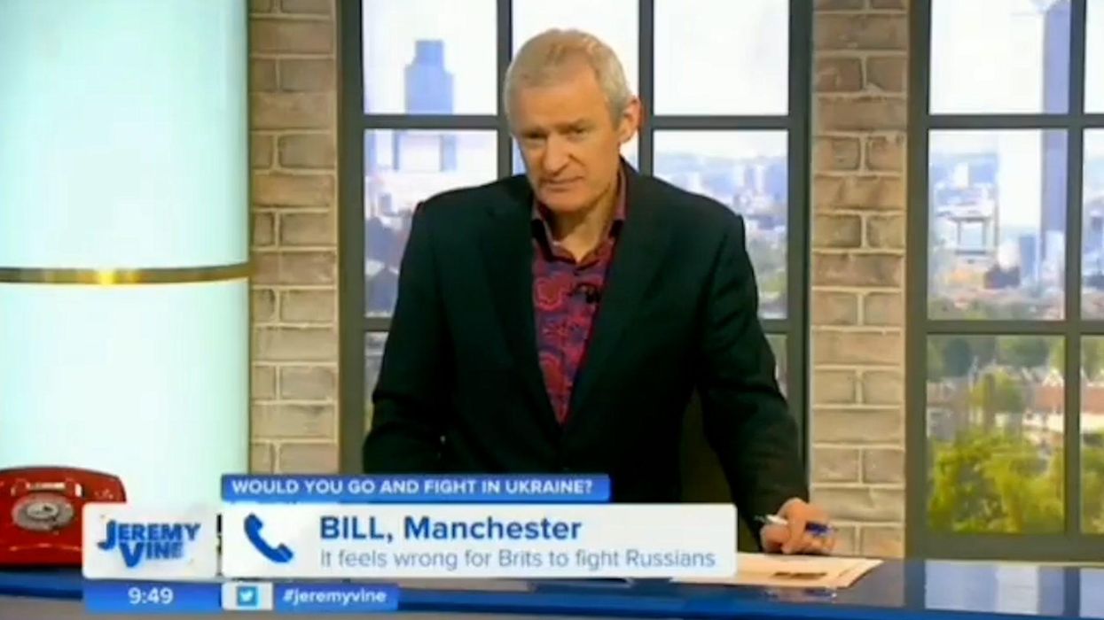 Jeremy Vine criticised for saying Russian soldiers 'probably deserve to die'