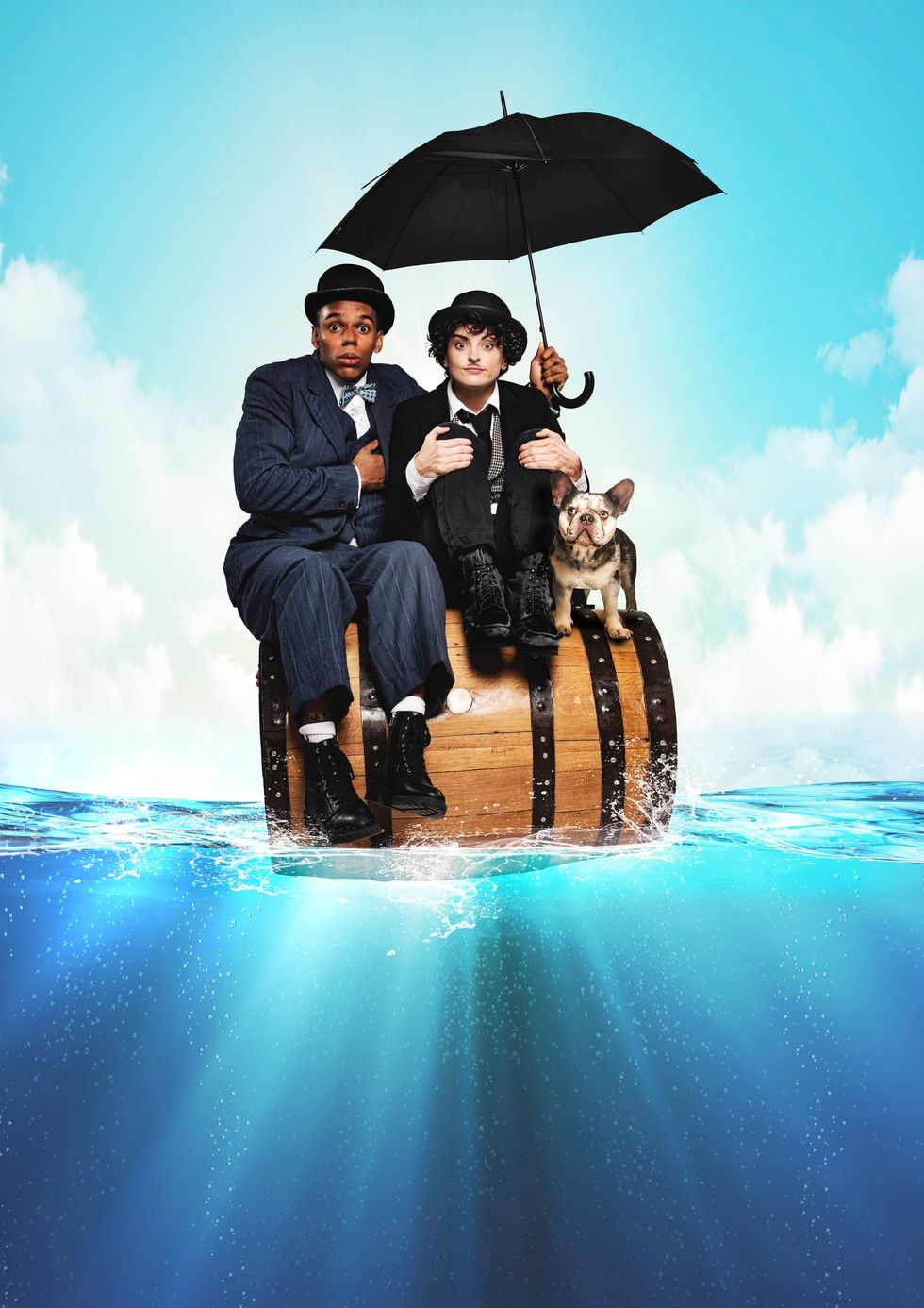 Jerone Marsh Reid as Stan Danielle Bird as Charlie and Reggie as Scraps in Charlie and Stan. Photo by Matt Crockett