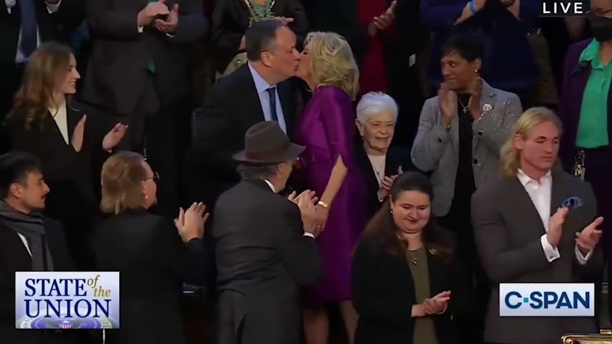 Jill Biden's kiss with the second gentleman raises eyebrows