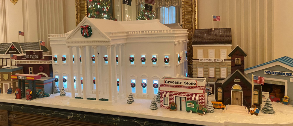 Jill Biden\u2019s 2021 gingerbread house