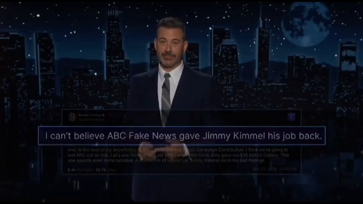 Jimmy Kimmel annihilates Donald Trump's threats against ABC: 'I can't believe we gave you your job back'