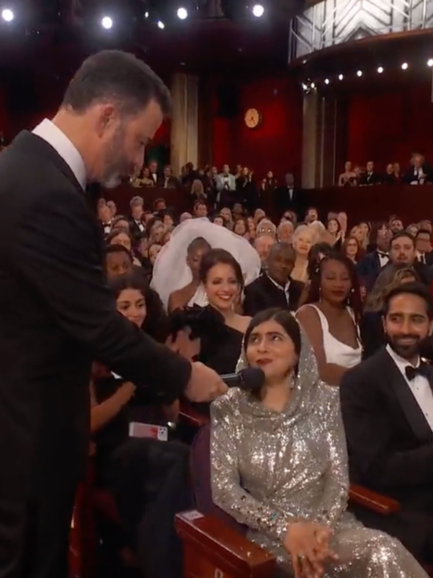 Viewers left furious at Jimmy Kimmel's 'disrespectful' question to Malala Yousafzai at Oscars