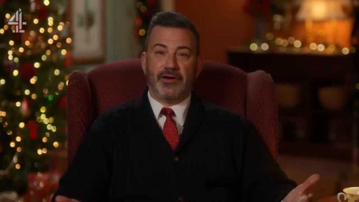 Jimmy Kimmel's Christmas message attacking Donald Trump has people saying the same thing online