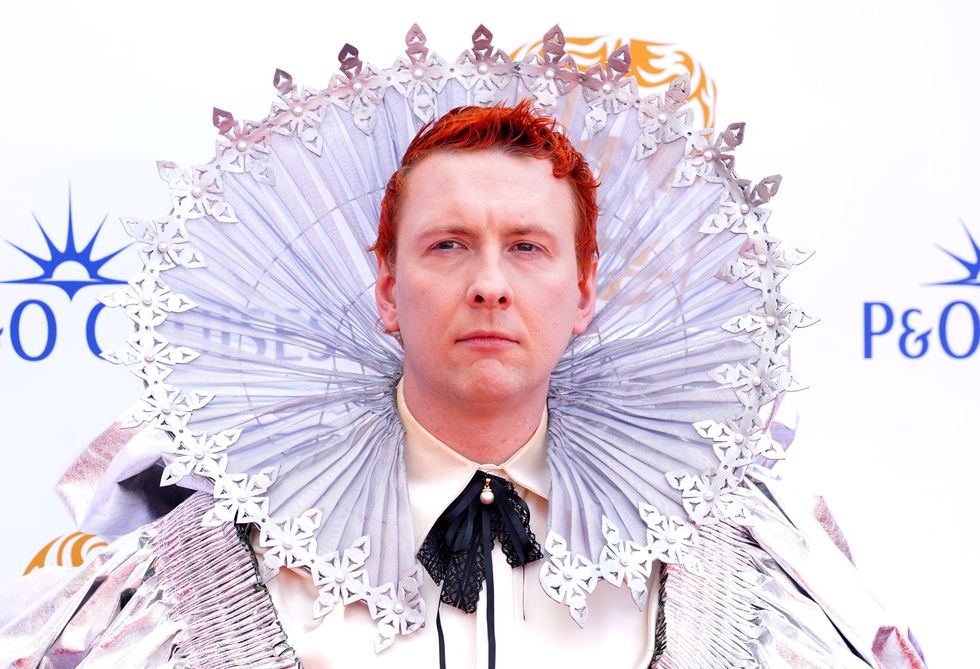 Joe Lycett explains reason behind unusual royal-themed Bafta outfit