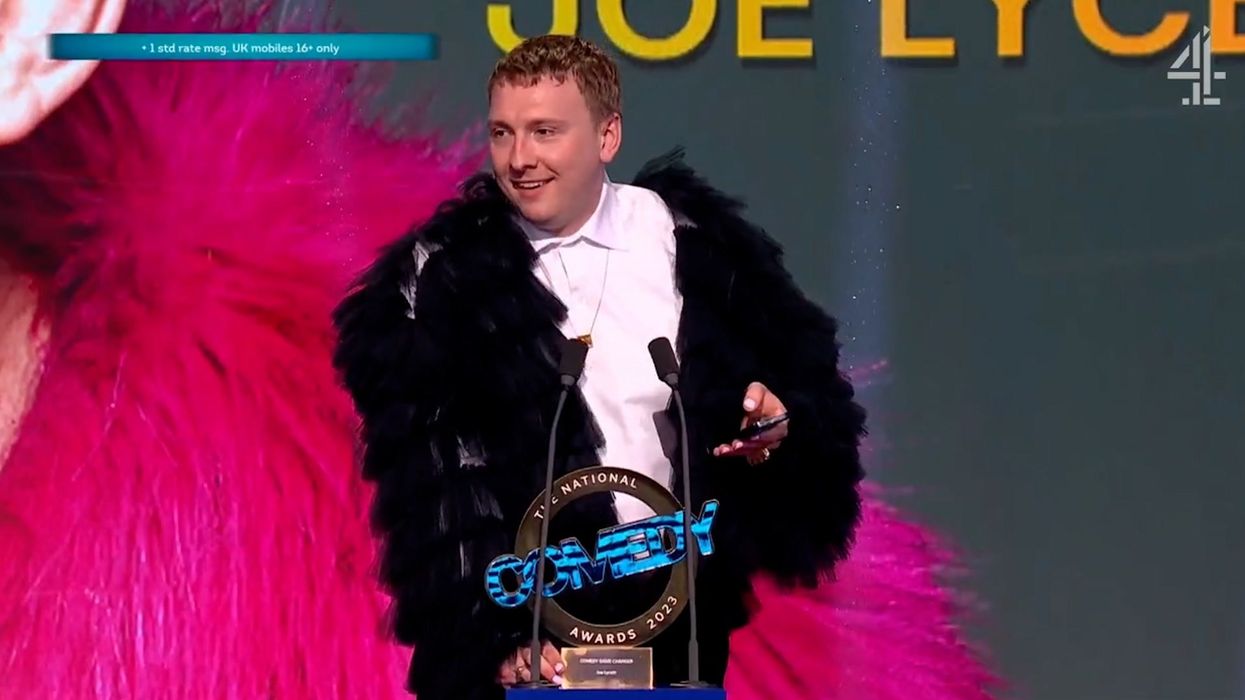 Joe Lycett effortlessly trolls Liz Truss again during comedy awards speech