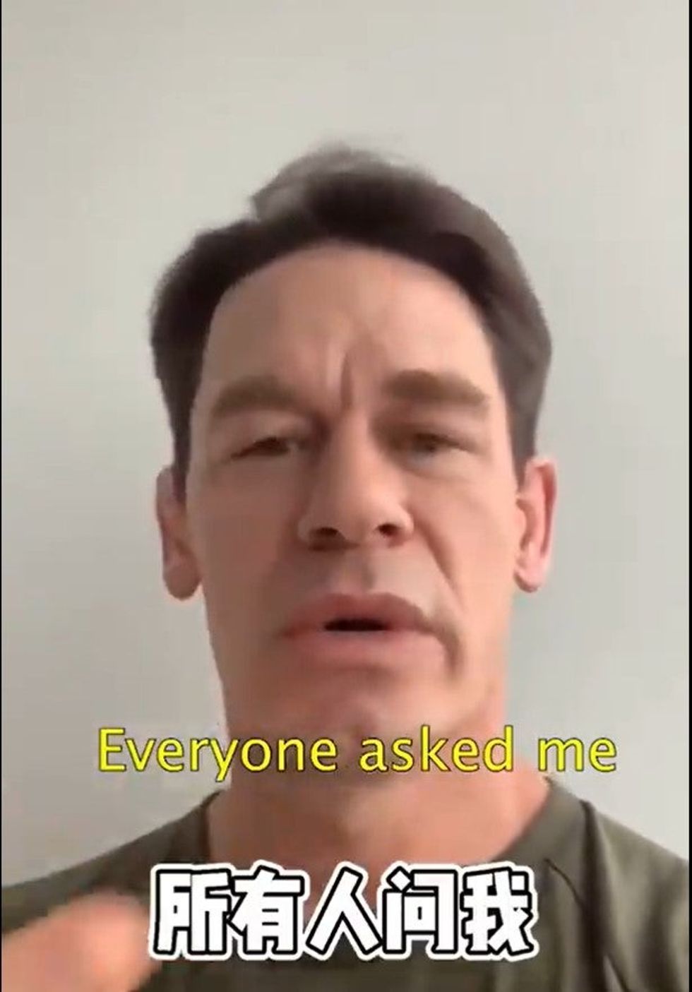 <p>John Cena apologised in a video</p>