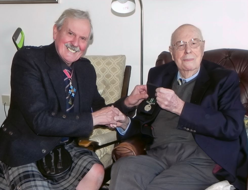 RAF captain receives award for wartime service more than 75 years late